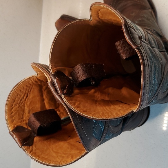 Wms LUCCHESE Western Style boots (sz 7B) - Picture 11 of 11